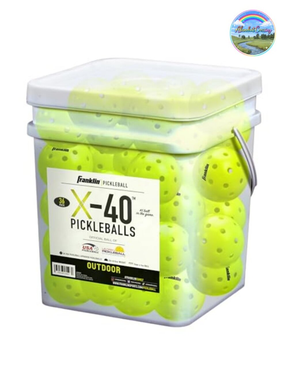 USAP Approved Outdoor Pickleballs 36 Pack Pro Tour